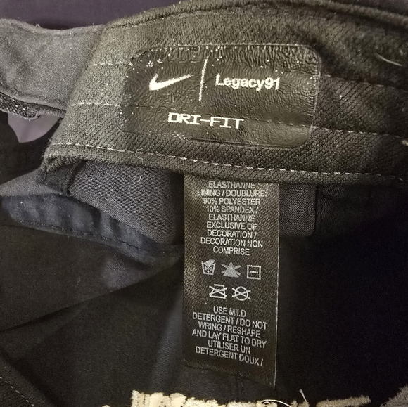 CAP LEGACY DRI-FIT GOLF NIKEGOLF ADJUSTABLE TRINITYRAIL BLACK WHITE - Picture 7 of 7